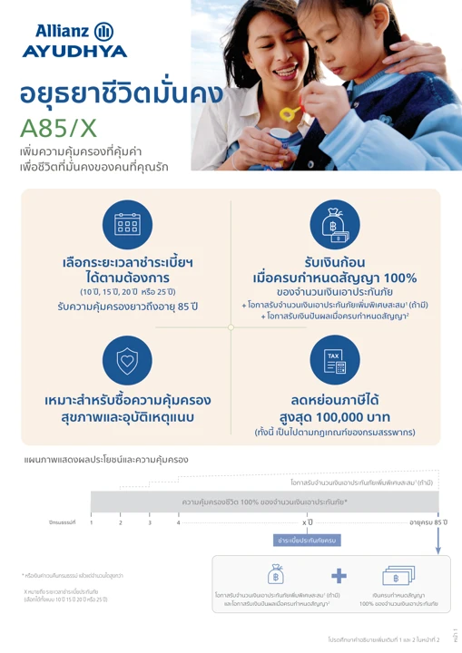 ปก อยุธยาชีวิตมั่นคง A85/X